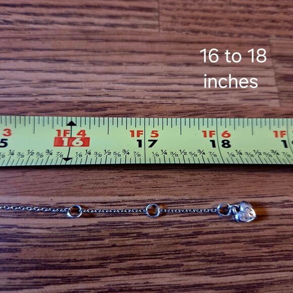 BRIGHTON "Halo Heart" Tanzanite And Swarovski Crystal Heart Necklace - Picture 6 of 10